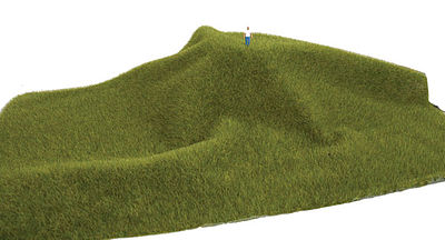 Walthers-Acc Tear and Plant Grass Mats Mossy Grass Short Model Railroad Grass Mat #1120