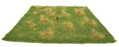 Walthers-Acc Tear and Plant Grass Mat - Summer Meadow Model Railroad Grass Mat #1127