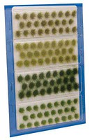 Walthers-Acc Wild Mix Short Grass Tufts (104) Model Railroad Grass Earth #1134