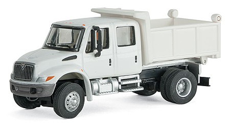 Walthers-Acc International(R) 4300 White Crew Cab Dump Truck HO Scale Model Railroad Vehicle #11634