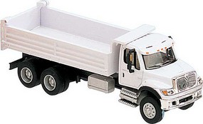 Walthers-Acc International(R) 7600 3-Axle Heavy-Duty Dump Truck Assembled White with Railroad Maintenance-of-Way logo decals Walthers-Acc International(R) 7600 3-Axle Heavy-Duty Dump Truck Assembled White with Railroad Maintenance-of-Way logo decals