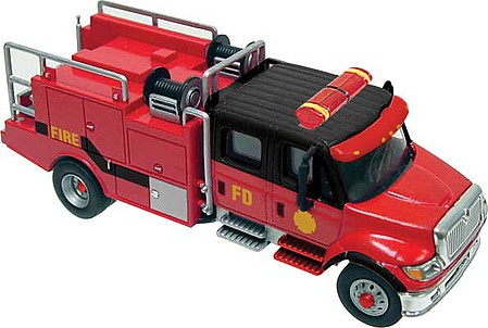 Walthers-Acc International(R) 7600 2-Axle Crew-Cab Brush Fire Truck HO Scale Model Railroad Vehicle #11920