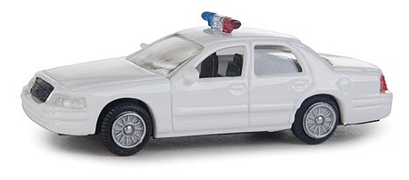 Walthers-Acc Ford Crown Victoria Police Car w/ Police agency decals HO Scale Model Railroad Vehicle #12024