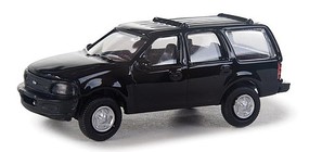 Walthers-Acc Ford(R) Expedition Special Service Vehicle (SSV) Unmarked Unit (black, no lights) Walthers-Acc Ford(R) Expedition Special Service Vehicle (SSV) Unmarked Unit (black, no lights)