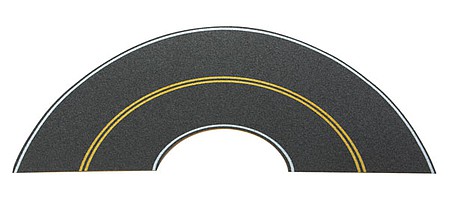 Walthers-Acc Flexible Self Adhesive Paved Roadway - Vintage & Modern Curves HO Scale Model Railroad R #1253