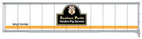 Walthers-Acc 45' Stoughton Trailer 2-Pack Southern Pacific(TM) HO Scale Model Train Freight Car Load #2210 Walthers-Acc 45' Stoughton Trailer 2-Pack Southern Pacific(TM) HO Scale Model Train Freight Car Load #2210