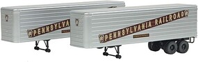 Walthers-Acc 32' Trailer 2-Pack Assembled Pennsylvania Railroad Walthers-Acc 32' Trailer 2-Pack Assembled Pennsylvania Railroad