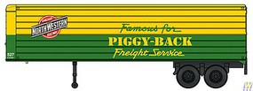 Walthers-Acc 35' Fluted-Side Trailer 2-Pack Assembled Chicago & North Western(TM) Walthers-Acc 35' Fluted-Side Trailer 2-Pack Assembled Chicago & North Western(TM)