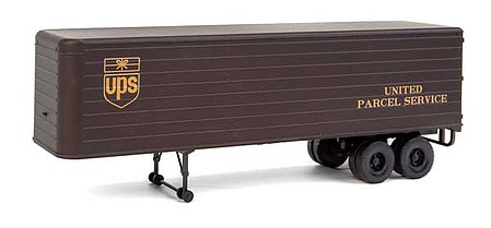 Walthers-Acc United Parcel Service 35 Fluted-Side Trailer (2) HO Scale Model Railroad Vehicle #2428