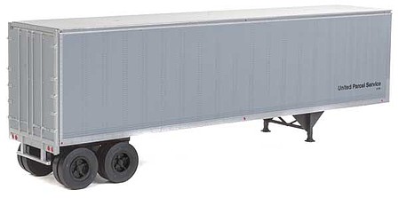Walthers-Acc United Parcel Service 40 Trailmobile Trailer (2) HO Scale Model Railroad Vehicle #2509