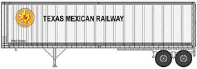 Walthers-Acc 40' Trailmobile Trailer 2-Pack Assembled Texas-Mexican Railway
