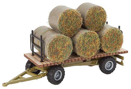 Walthers-Acc Hay Trailer with Load Kit HO Scale Model Railroad Vehicle #4192