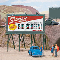 Walthers-Acc Cruisin' Roadside Billboards Kit (3) HO Scale Model Railroad Billboard #4251