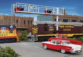 Walthers-Acc Modern Two-Lane Cantilever Signal HO Scale Model Railroad Operating Accessory #4330