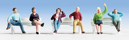 Walthers-Acc Seated People Set #3 HO Scale Model Railroad Figure #6059