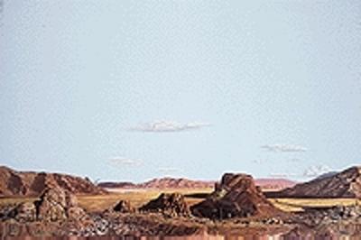 Walthers-Acc Drywash Desert Background Scene 24 x 36 Model Railroad Scenery Supply #705