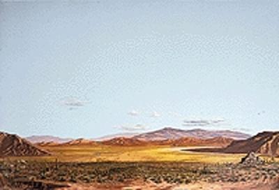 Walthers-Acc Saguaro Desert Background Scene 24 x 36 Model Railroad Scenery Supply #706