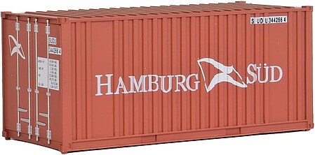 Walthers-Acc 20 Container Hamburg HO Scale Model Train Freight Car Load #8006