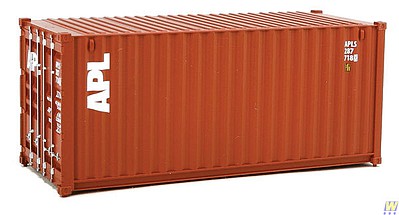 Walthers-Acc 20 American President Lines Corrugated Container HO Scale Model Train Freight Car Load #8061