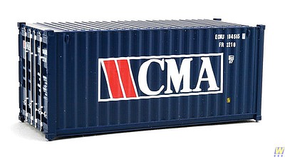 Walthers-Acc 20 CMA Corrugated Container HO Scale Model Train Freight Car Load #8062