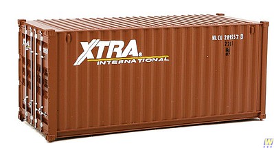 Walthers-Acc 20 Xtra Leasing Corrugated Container HO Scale Model Train Freight Car Load #8067