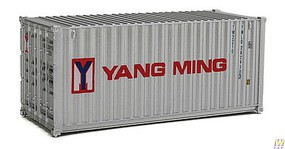 Walthers-Acc 20' Corrugated Container Assembled Yang Ming (gray, red, blue) Walthers-Acc 20' Corrugated Container Assembled Yang Ming (gray, red, blue)