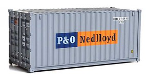 Walthers-Acc 20' Corrugated Container Assembled P&O Nedlloyd (gray, blue, orange) Walthers-Acc 20' Corrugated Container Assembled P&O Nedlloyd (gray, blue, orange)