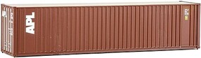 Walthers-Acc 40' Hi-Cube Corrugated Container w/Flat Roof Assembled APL (brown, white) Walthers-Acc 40' Hi-Cube Corrugated Container w/Flat Roof Assembled APL (brown, white)
