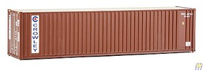 Walthers-Acc 40' Hi-Cube Corrugated Container w/Flat Roof Assembled Crowley (brown, white) Walthers-Acc 40' Hi-Cube Corrugated Container w/Flat Roof Assembled Crowley (brown, white)