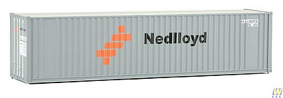 Walthers-Acc 40 Nedlloyd Hi-Cube Corrugated Container w/ Flat Roof HO Scale Model Train Freight Car #8219