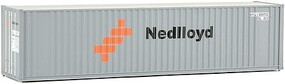 Walthers-Acc 40' Hi-Cube Corrugated Container w/Flat Roof Assembled Nedlloyd (gray, orange, black) Walthers-Acc 40' Hi-Cube Corrugated Container w/Flat Roof Assembled Nedlloyd (gray, orange, black)