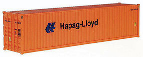 Walthers-Acc 40' Hi-Cube Corrugated Container Hapag-Lloyd HO Scale Model Train Freight Car Load #8254