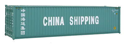Walthers-Acc 40 Hi-Cube Corrugated Container China Shipping HO Scale Model Train Freight Car Load #8256