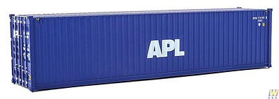 Walthers-Acc 40 APL Hi-Cube Corrugated-Side Container HO Scale Model Train Freight Car Load #8259