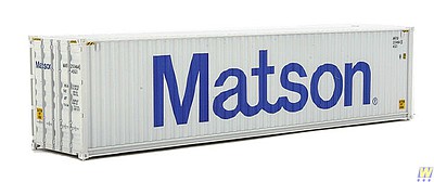 Walthers-Acc 40 Matson Hi-Cube Corrugated-Side Container HO Scale Model Train Freight Car Load #8263