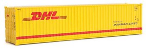 Walthers-Acc 40' DHL Hi-Cube Corrugated-Side Container HO Scale Model Train Freight Car Load #8267