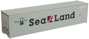 Walthers-Acc 40' Reefer Container Sea-Land HO Scale Model Train Freight Car Load #8352 Walthers-Acc 40' Reefer Container Sea-Land HO Scale Model Train Freight Car Load #8352