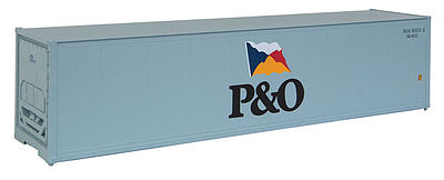 Walthers-Acc 40 HC Reefer Container P&O HO Scale Model Train Freight Car Load #8354