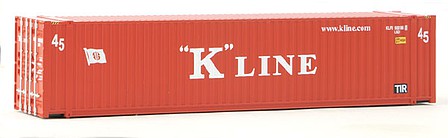 Walthers-Acc 45 K-Line CIMC Container HO Scale Model Train Freight Car Load #8563