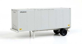 Walthers-Acc 28' Container with Chassis 2-Pack Assembled United Parcel Service UPSZ (gray) Walthers-Acc 28' Container with Chassis 2-Pack Assembled United Parcel Service UPSZ (gray)