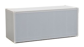 Walthers-Acc 20' Smooth Side Container Undecorated HO Scale Model Train Freight Car Load #8650