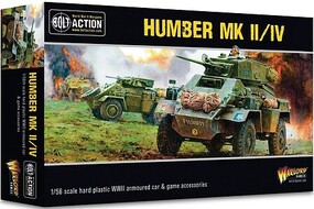 Warlord-Games 28mm Bolt Action- WWII Humber Mk II/IV British Armoured Car (Plastic)