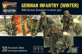 Warlord-Games 28mm Bolt Action- WWII German Infantry Grenadiers Winter (30) (Plastic)