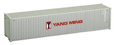 Walthers 40 Rib Side Container - Assembled - Yang Ming HO Scale Model Train Freight Car Load #1505