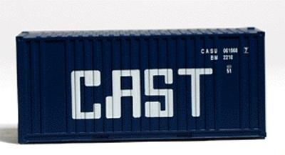 Walthers 20 Ribbed-Side Container - Assembled - CAST HO Scale Model Train Freight Car Load #1762