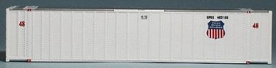 Walthers 48 Stoughton Ribside Exterior Post Container UP HO Scale Model Train Freight Car Load #1823