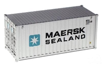 Walthers 20 Fully Corrugated Container Maersk-Sealand HO Scale Model Train Freight Car Load #2001