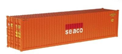 Walthers 40 Hi-Cube Fully Corrugated Container Seaco HO Scale Model Train Freight Car Load #2055