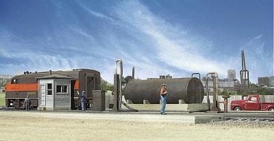 Walthers Diesel Fueling Facility - Kit HO Scale Model Railroad Building #2908