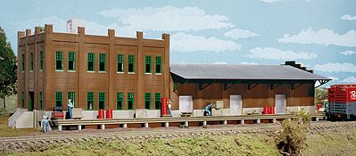 Walthers Water Street Freight Terminal - Kit HO Scale Model Railroad Building #3009
